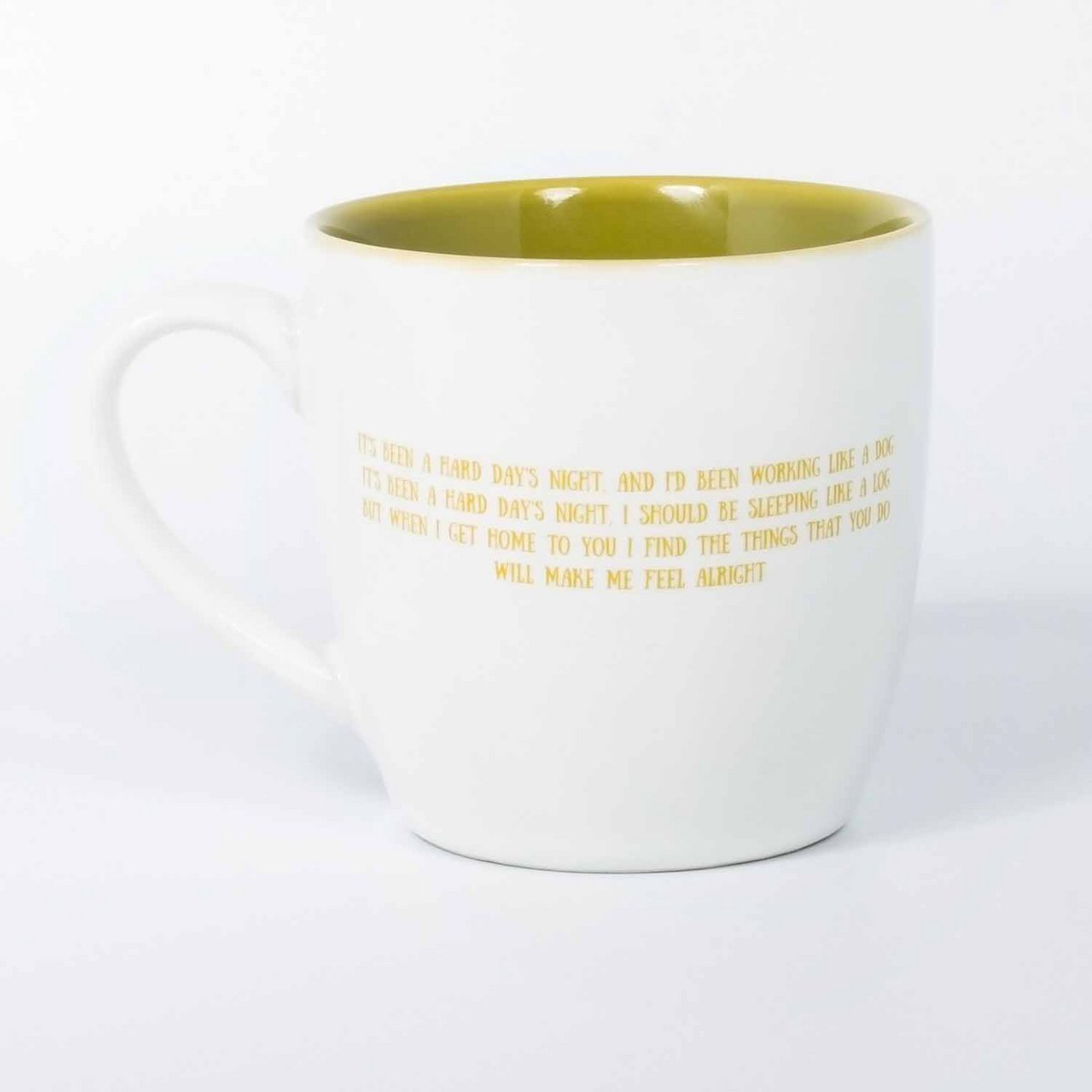 Mug set "Lyrical Mug" Hard Day's Night - Lennon & McCartney