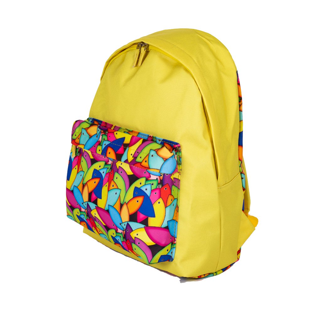 Biggdesign Fertility Fish Backpack, Waterproof, Lightweight, HighSchool, Outdoor