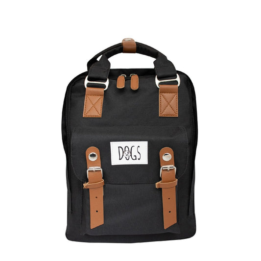 Biggdesign Dogs USB Laptop Backpack, 14” Laptop Compatible, Water-Resistant, Lightweight, Unisex, Black