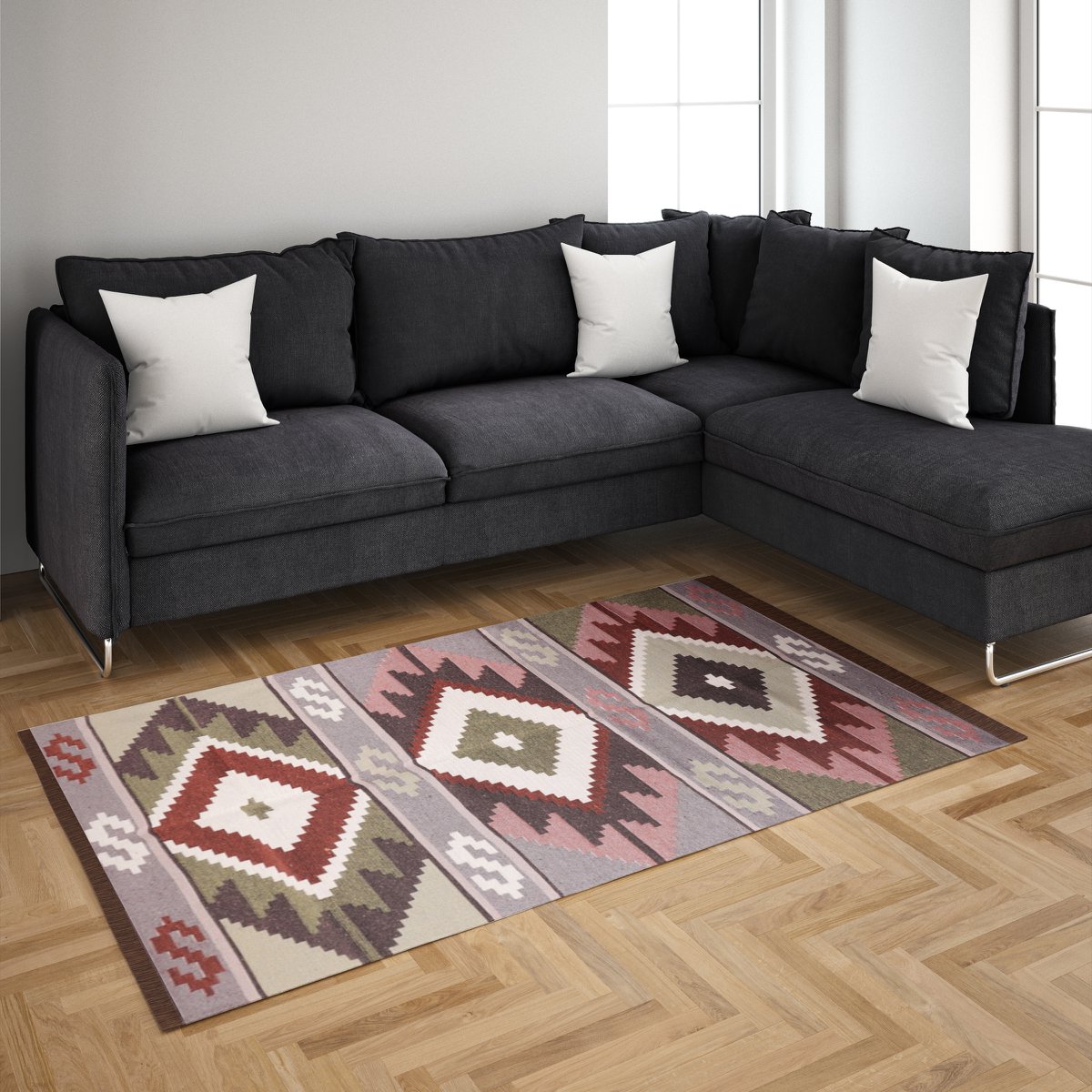 Bigghome SA1583B Double Sided Rug 31,50 inch * 59,05 inch, 3.21 lbs.