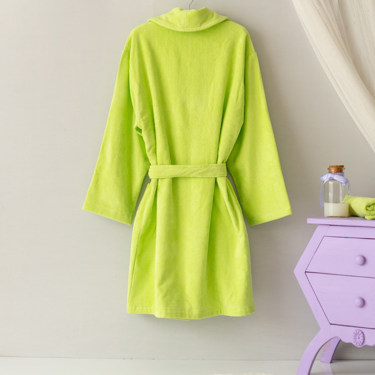 Milk&Moo Bathrobe For Women, Womens Ultra Soft Towel Robe, 100%Cotton, Sleepwear, Spa