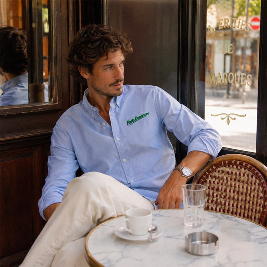 Paris Departure Oxford Shirt — Beauséjour Orient Express