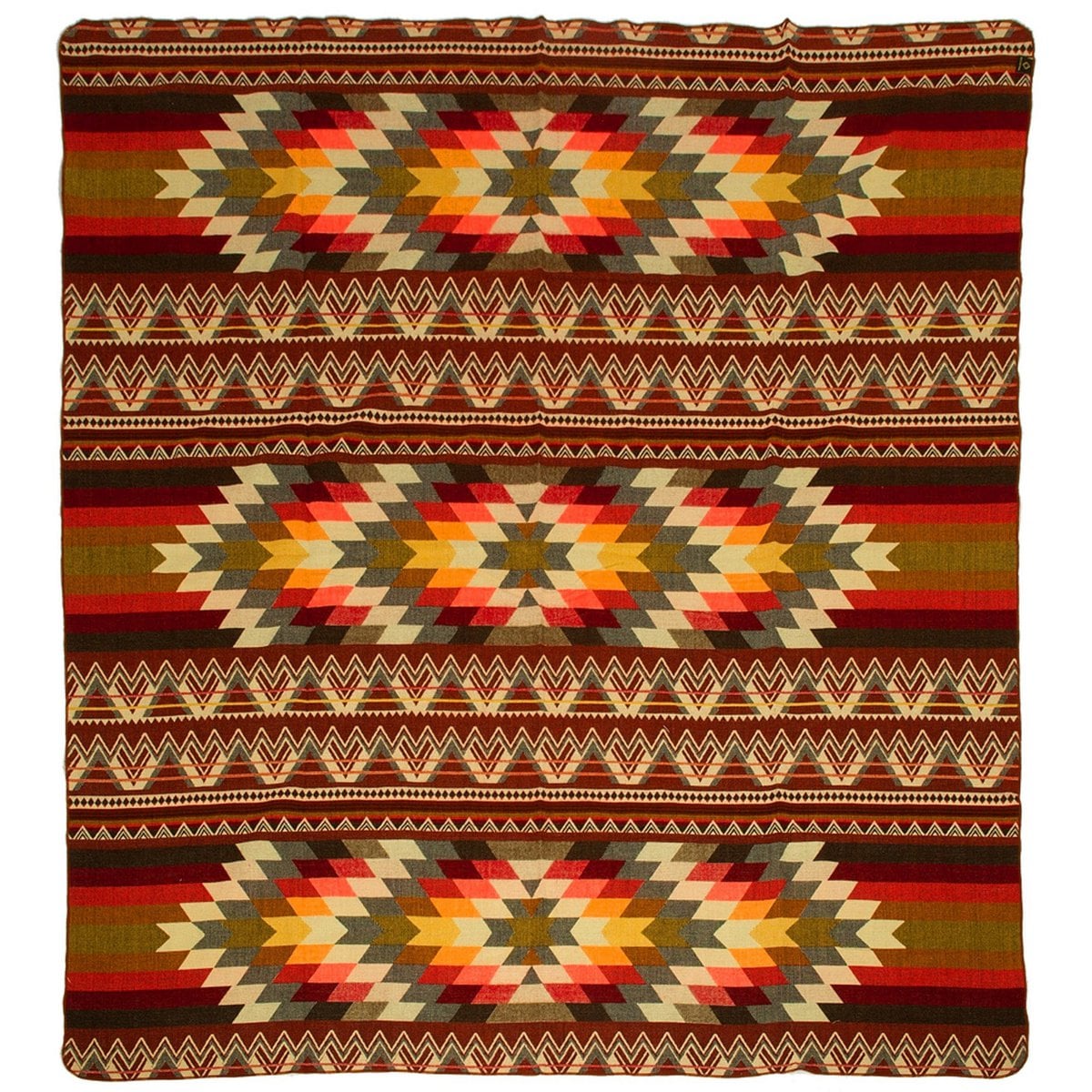 Ecuadorian alpaca blanket | native blanket | Antisana Orange