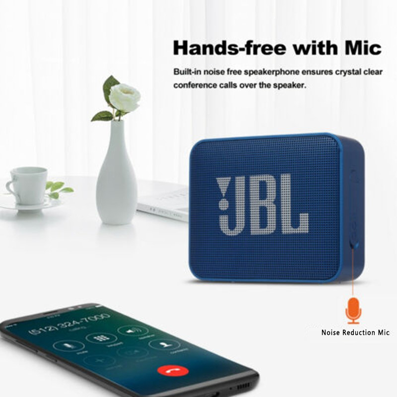 IPX7-wasserdichter JBL GO 2 kabelloser Bluetooth-Lautsprecher für draußen