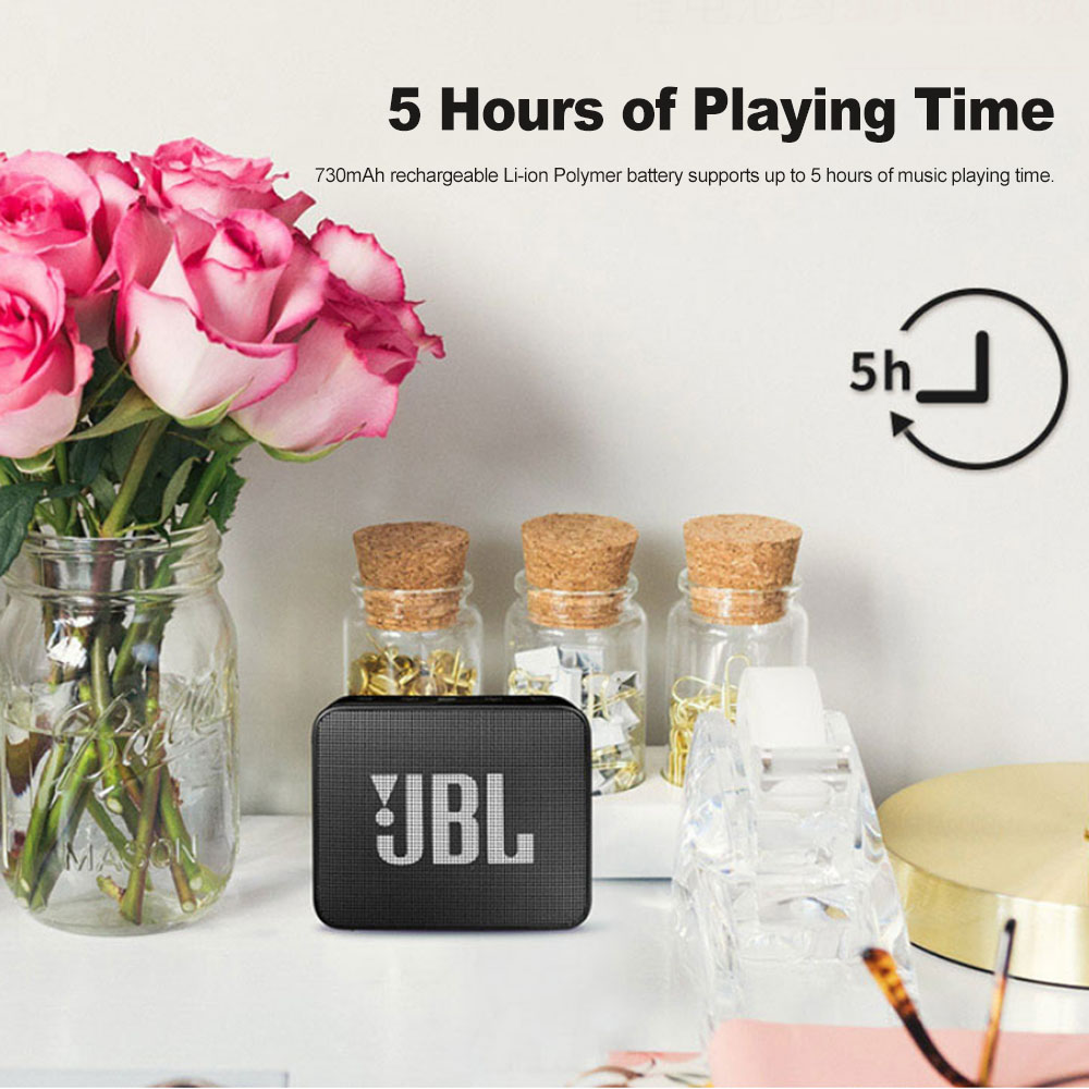 IPX7-wasserdichter JBL GO 2 kabelloser Bluetooth-Lautsprecher für draußen