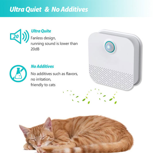 Filtre à Odeurs Intelligent pour Litières & Purificateur d'Air pour Chiens