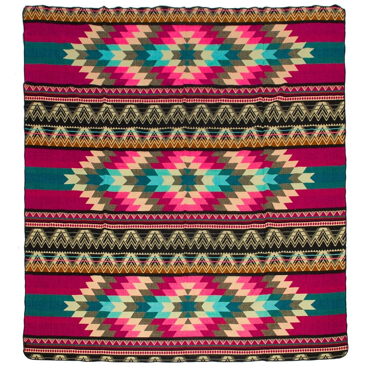 Ecuadorian alpaca blanket | native blanket | Antisana Pink