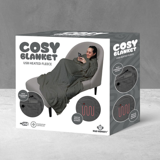 Mad Monkey - Heated Blanket Beige