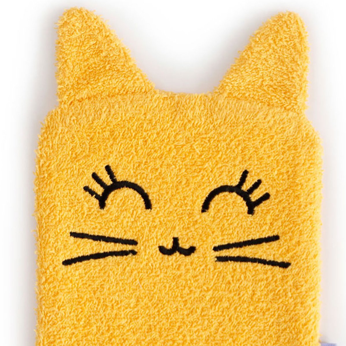 Milk&Moo Tombish Cat Bath Glove, 100% Cotton Oeko-Tex certificated, Colorful
