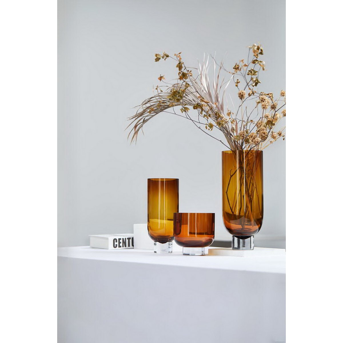Modern low vase or bowl, Sober Design, OMAHA07AM
