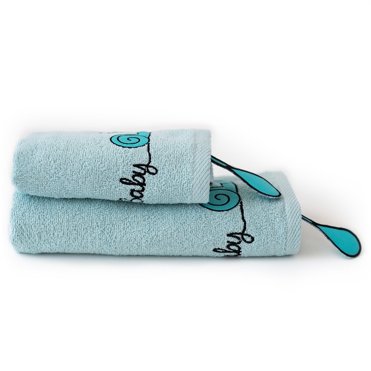 Milk & Moo Kids Hand Towel Set of 2 Sangaloz
