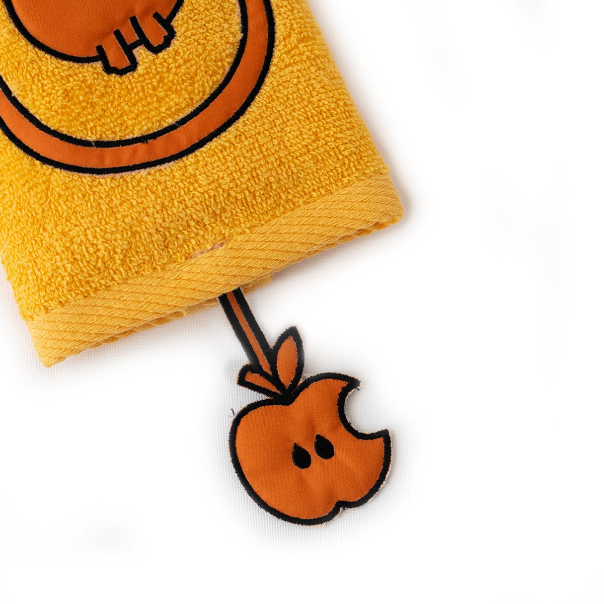 Milk & Moo Kids Hand Towel Set of 2 Chubby Cat, %100 Cotton