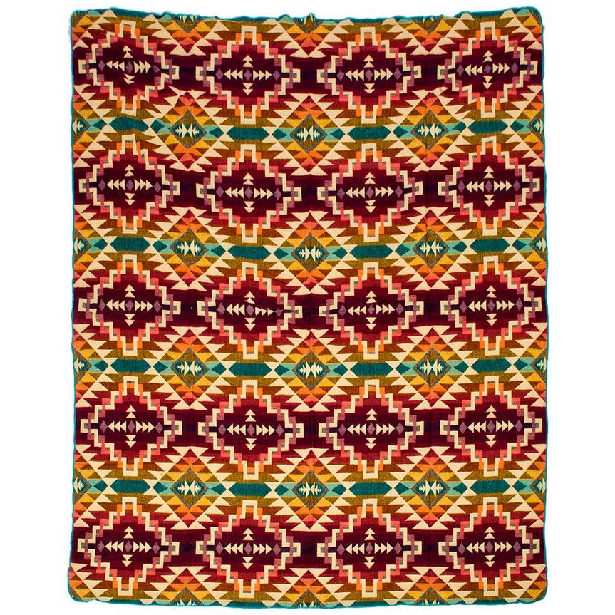 Ecuadorian alpaca blanket | native blanket | Chimborazo Pink
