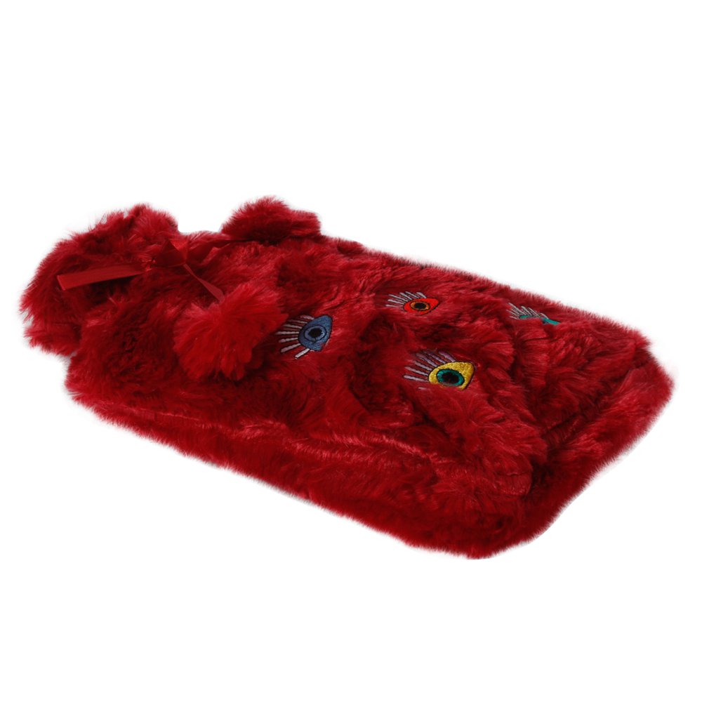 Biggdesign My Eyes on You Hot Water Bottle with Soft Plush Cover 68 OZ