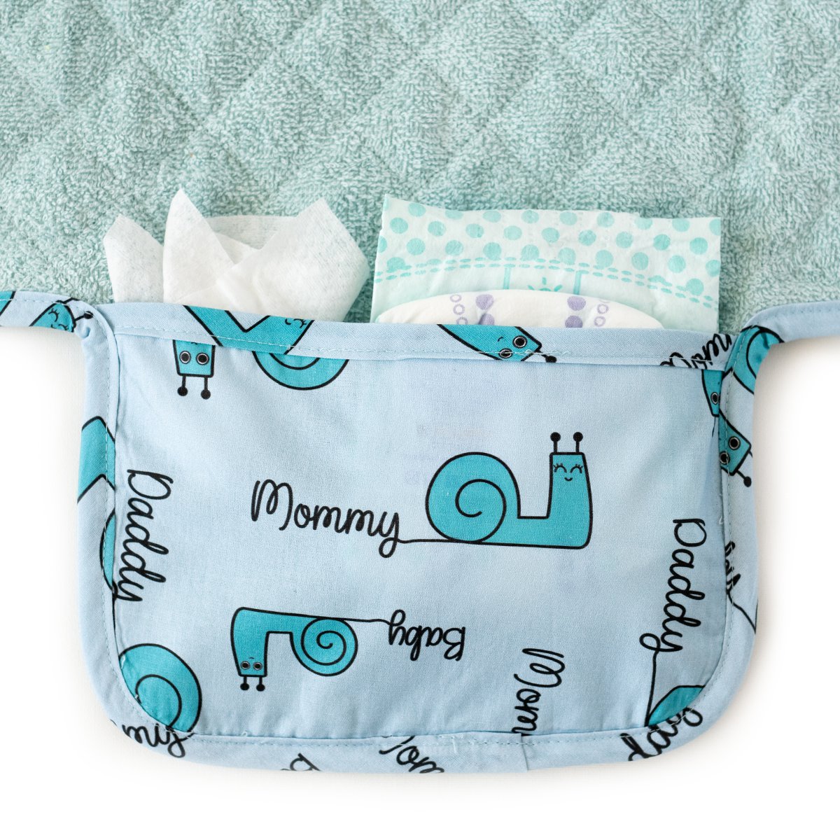 Milk&Moo Sangaloz Baby Changing Pad, Waterproof Portable Changing Pad Clutch
