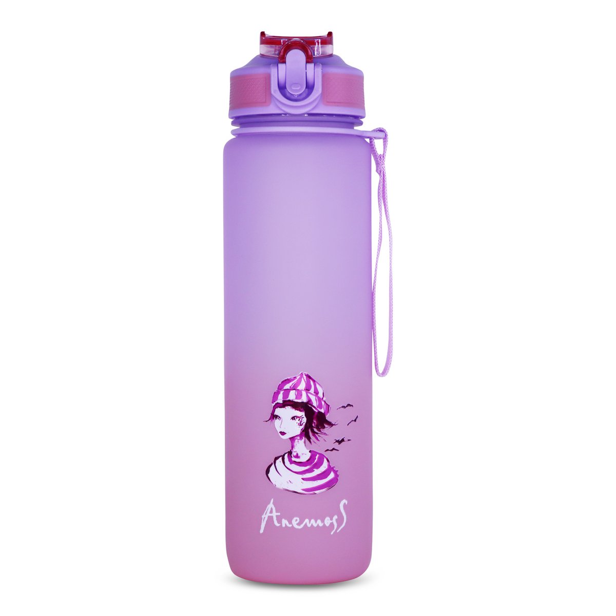 Anemoss Sailor Girl Tritan Water Bottle 1000 ml / 33.8 oz