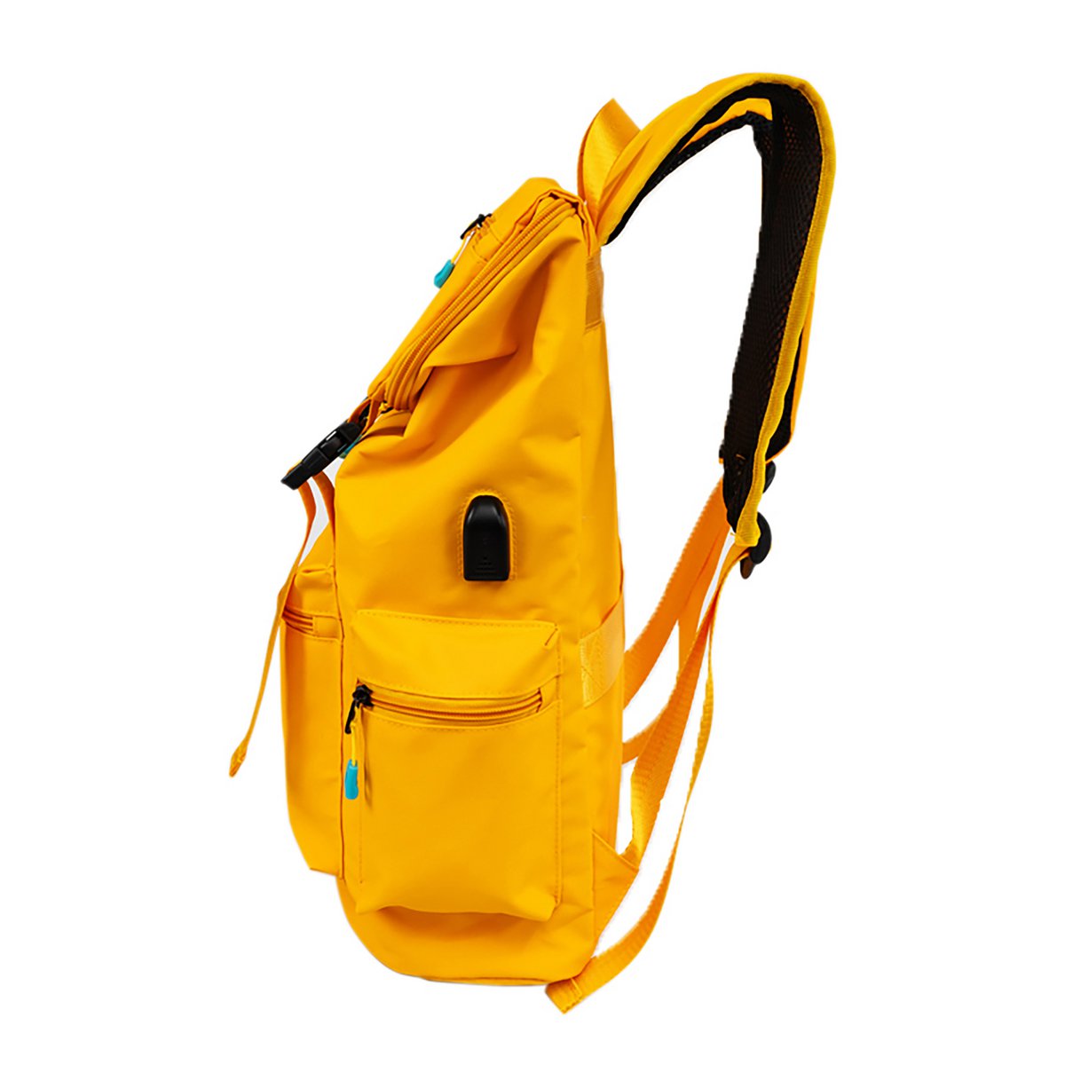 Anemoss Water Resistant Laptop Backpack, with 15 Inch Laptop Compartment, Yellow