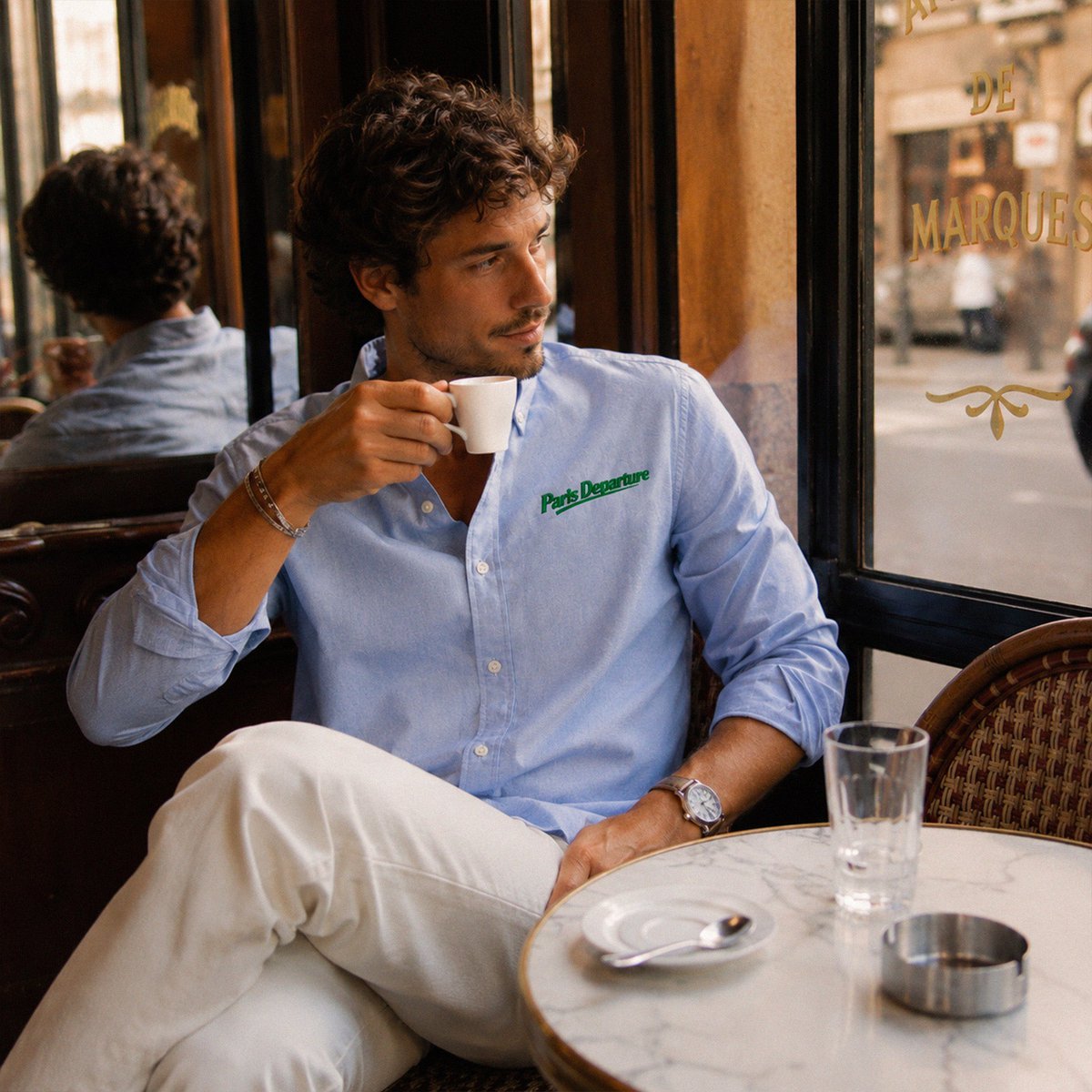 Paris Departure Oxford Shirt — Beauséjour Orient Express