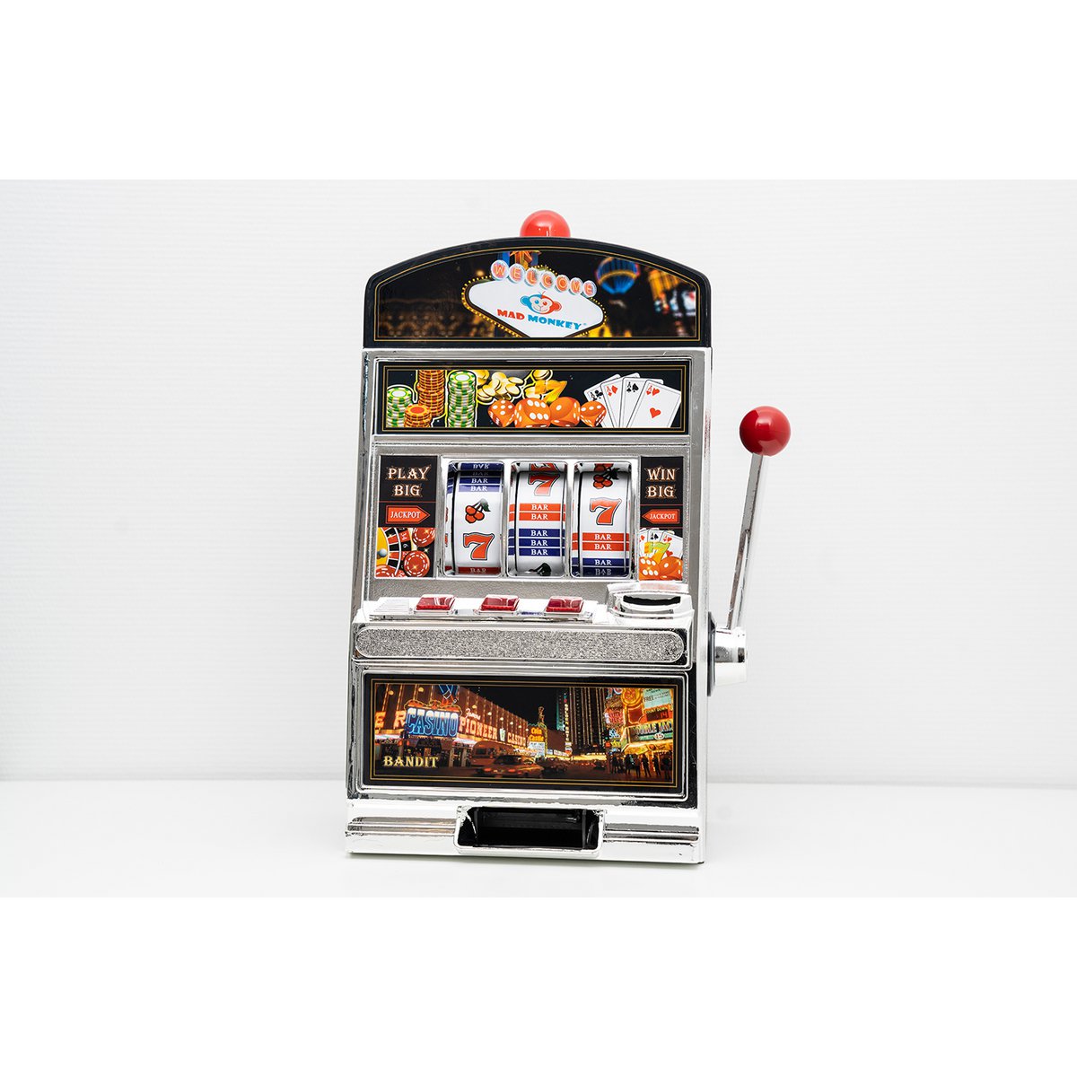 Slot Machine XL - slot machine with money box (incl. light and sound)