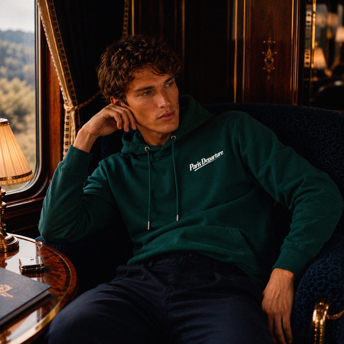 Paris Departure Hoodie — Beauséjour Orient Express