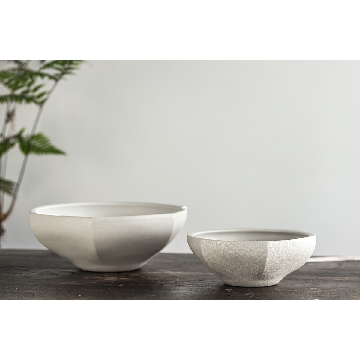 Modern Asian style bowl, high end design and finish, KUNYU22WH