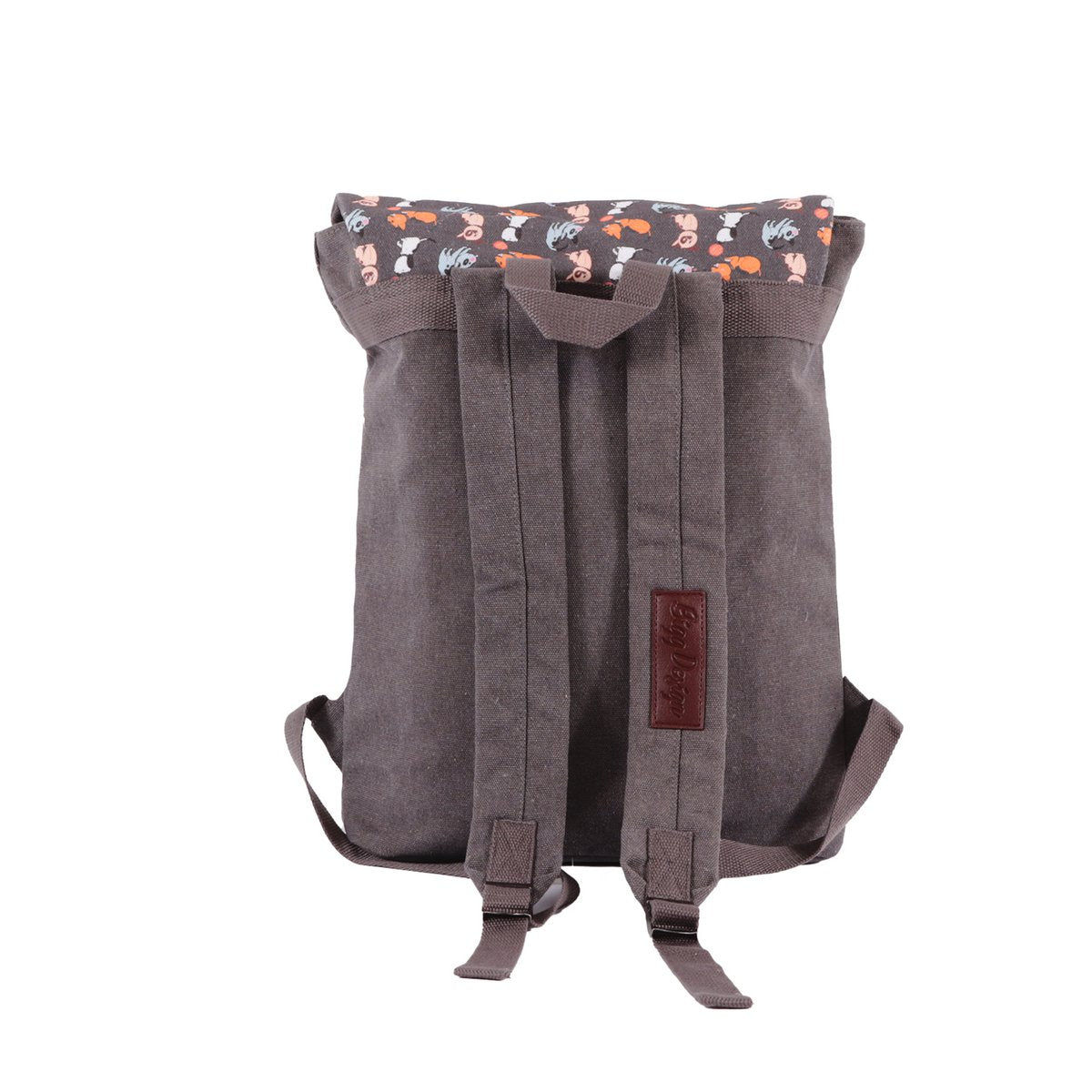 Biggdesign Dogs Vintage Laptop Backpack, Grey