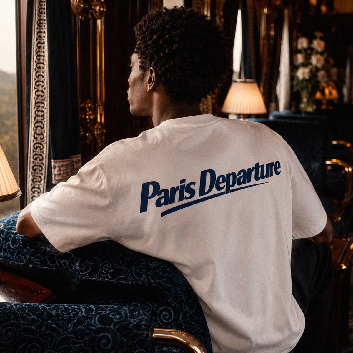 T-shirt Boxy Paris Departure — Beauséjour Orient Express