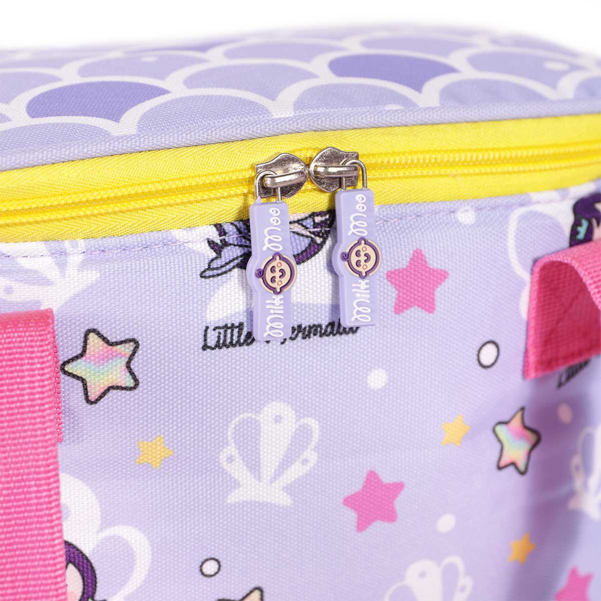 Milk&Moo Kids Lunch Bag, Cute Cooler Thermal Bag for Little Boys and Girls Little Mermaid
