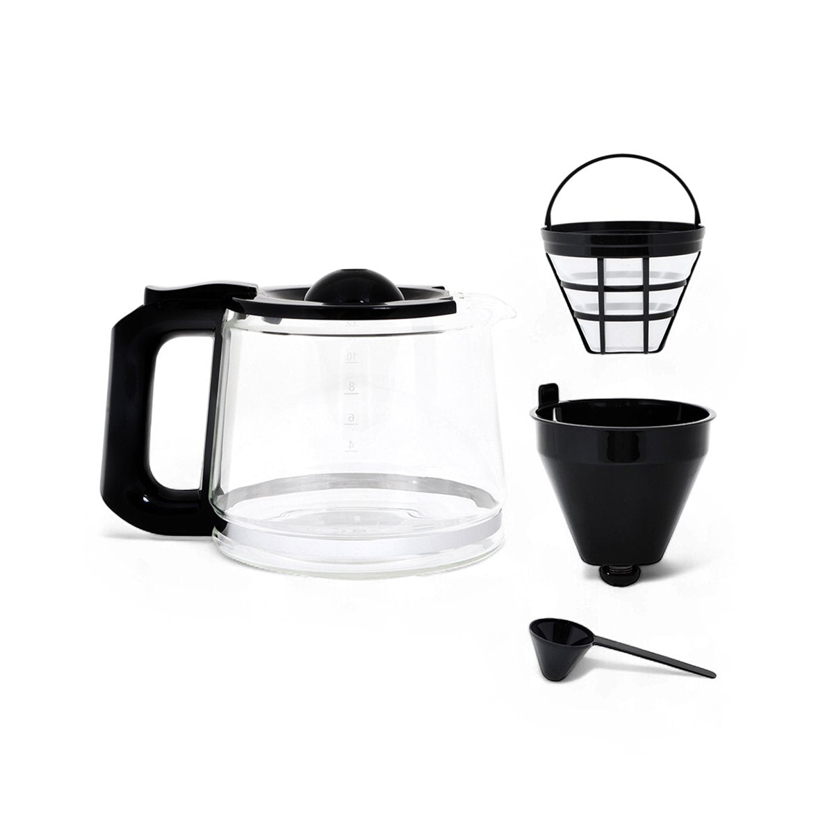 Any Morning SH21615S  Filter Coffee Maker, 10 Cups, 1.5L, Programmable, Touch Screen, Anti-Drip, Strength Control